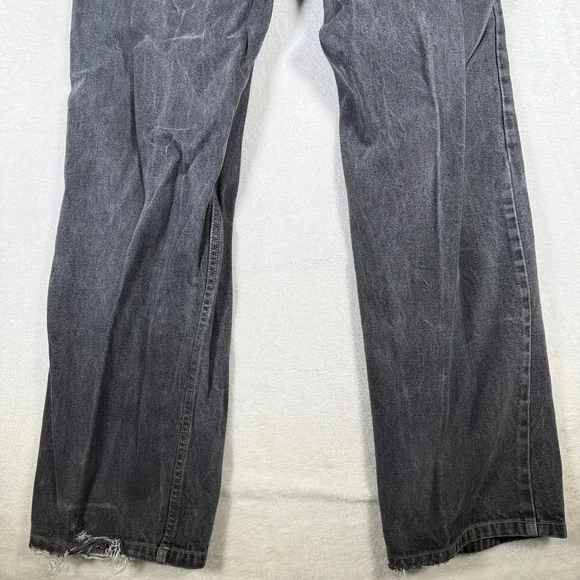 Timberland Mens Jeans Dark Wash Denim Straight Leg Size 36x32 - Picture 9 of 11